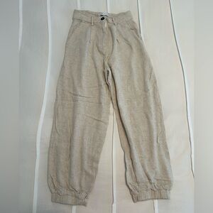Linen joggers
